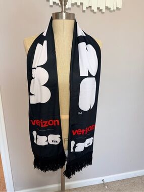 FIFA World Cup Black & White Logo Scarf for Men